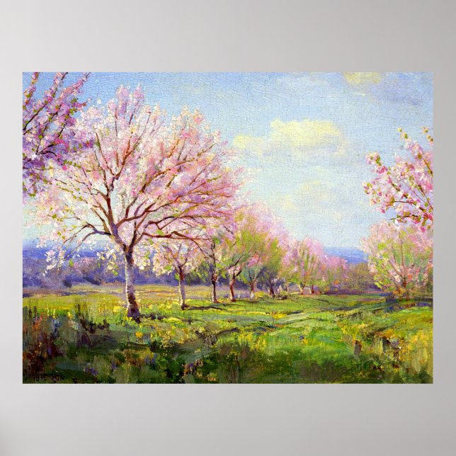 Onderdonk - Peach Orchard, Poster (Front)