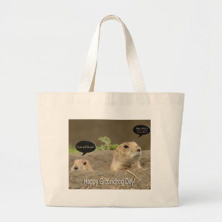 One a year, Groundhog Day Large Tote Bag