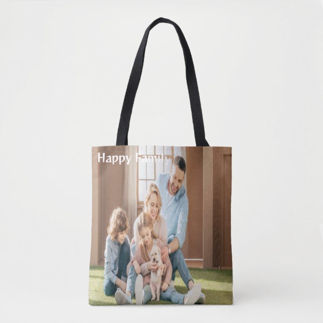  One Adventure at a Time: Happy Family Tote   Bag (Front)