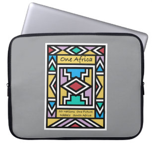 One Africa – Ndebele – South Africa & Zimbabwe -  Laptop Sleeve
