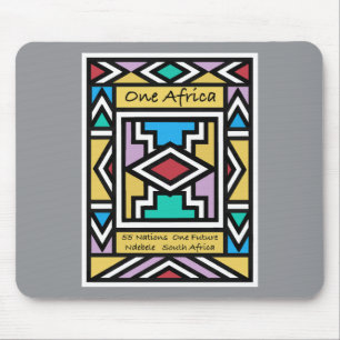 One Africa – Ndebele – South Africa & Zimbabwe - Mouse Mat