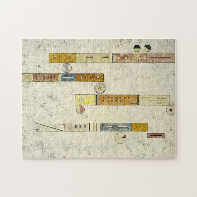 One After the Other, 1933 by Wassily Kandinsky Jigsaw Puzzle (Horizontal)