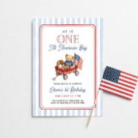 One All American Boy Patriotic 1st Birthday