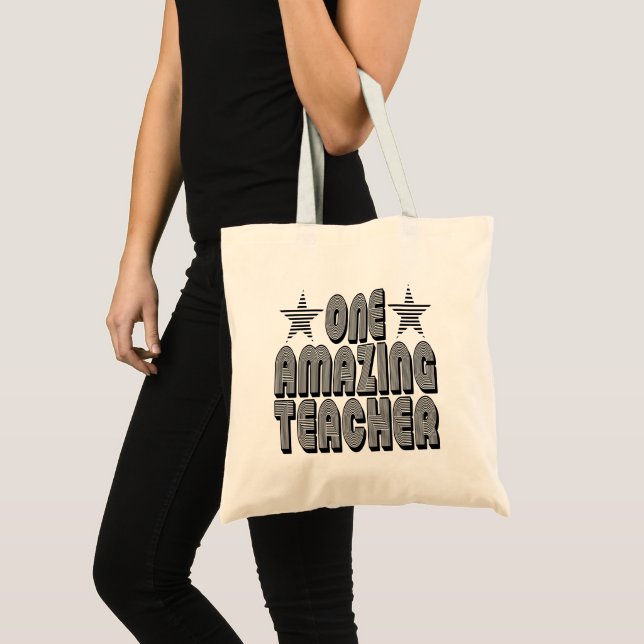ONE AMAZING TEACHER. TOTE BAG (Front (Product))