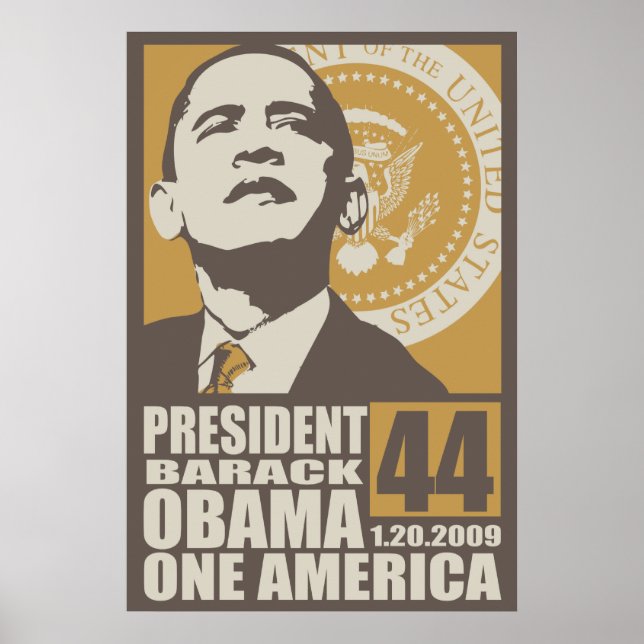 One America Inauguration Poster (Front)