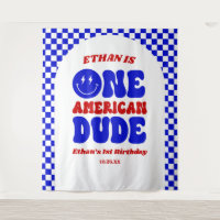 One American Dude 4th of July 1st Birthday Party