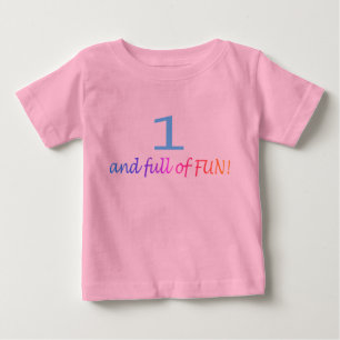 One And Full Of Fun (Colour) Baby T-Shirt