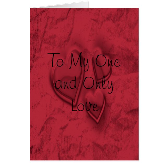One and Only Love (Front)