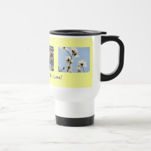 One and Only Love! White Magnolia Flowers Mugs