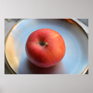 one apple tray poster