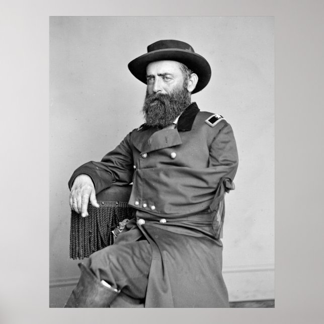 One-Armed Civil War Officer, 1860s Poster (Front)