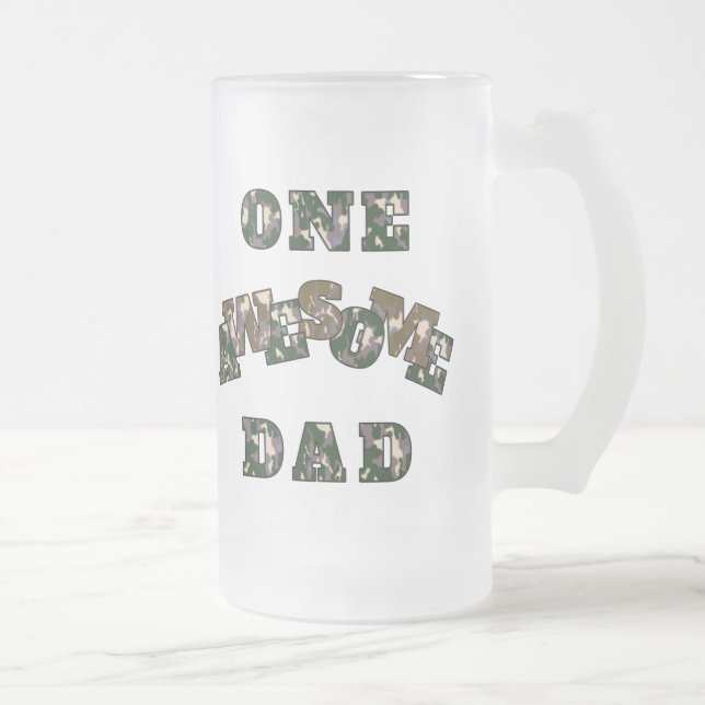 One Awesome Dad frosted mug (Right)