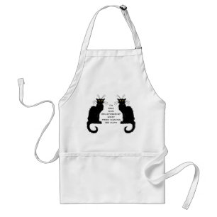 One Bad Relationship Away From Having 30 Cats Standard Apron