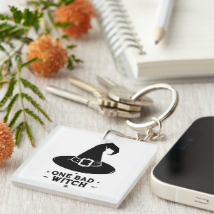 One Bad Witch Key Ring