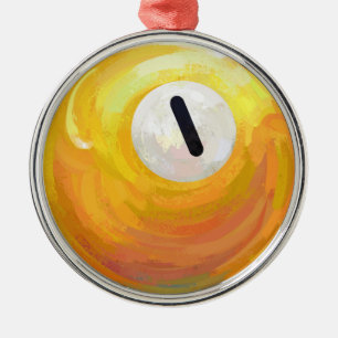 One Ball Metal Tree Decoration