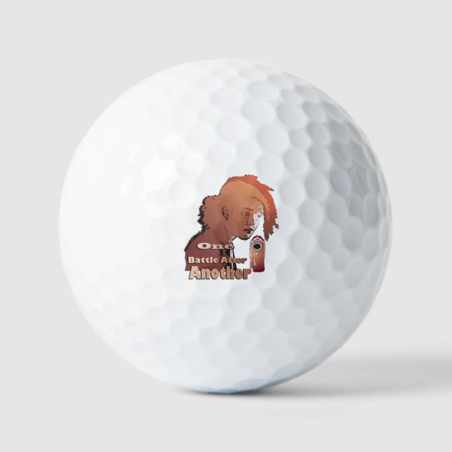 One Battle After Another – Cinematic Movie-Inspire Golf Balls (Front)