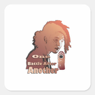 One Battle After Another – Cinematic Movie-Inspire Square Sticker