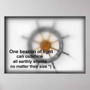 One beacon of light. poster