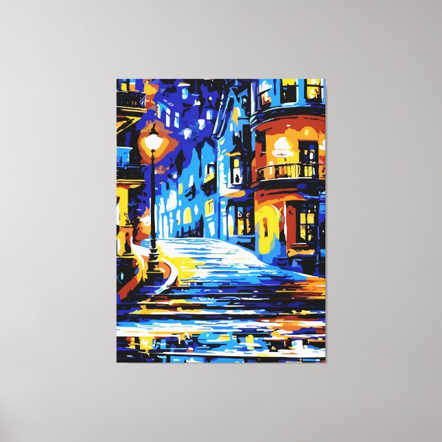 One beautiful night canvas print (Front)