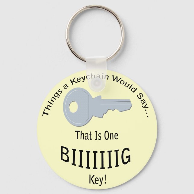 One BIG Key Lt Keychain (Front)