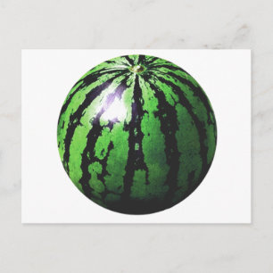 one big watermelon postcard