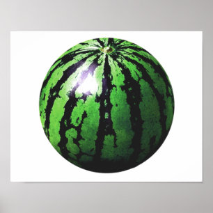 one big watermelon poster