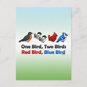One Bird, Two Birds... Postcard