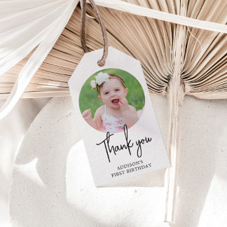 ONE Birthday  Gift Tags