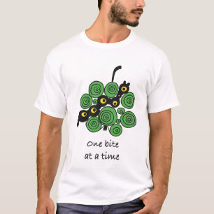 One Bite at a Time Worm T-Shirt