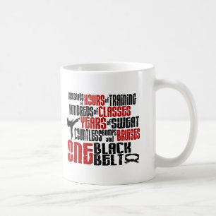 ONE Black Belt 2 KARATE T-SHIRTS & APPAREL Coffee Mug