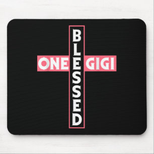 One Blessed Grandma Nonna Gigi Granny Nana Mama Je Mouse Mat