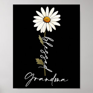 One Blessed Grandma Nonna Gigi Granny Nana Mama Je Poster