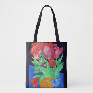 One Blue Tulip Tote Bag