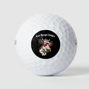 One Boujee Heifer Funny Cow Vintage Retro Golf Balls
