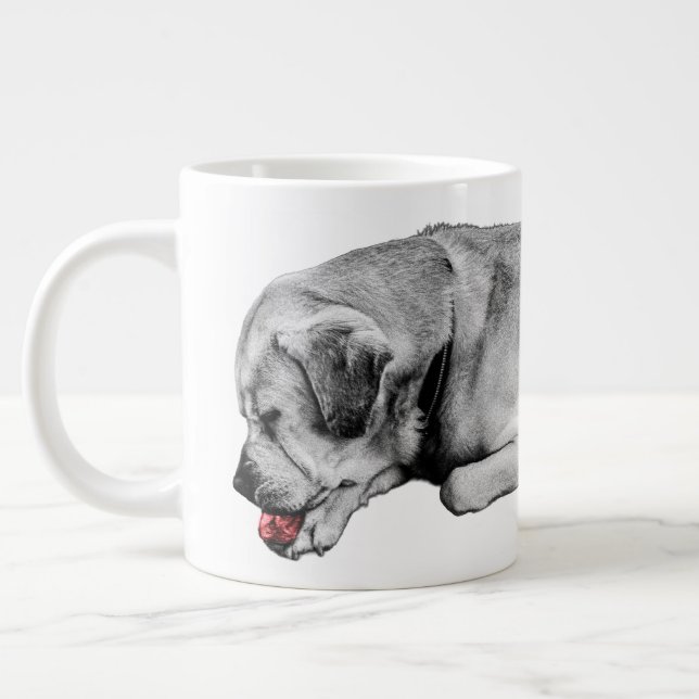 One Bright Pause Large Coffee Mug (Left)