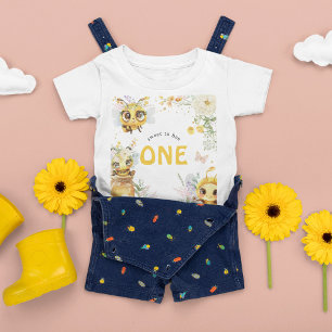 ONE Bumble Bee Birthday Baby T-Shirt
