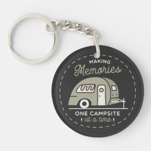 One Campsite at a Time Key Ring