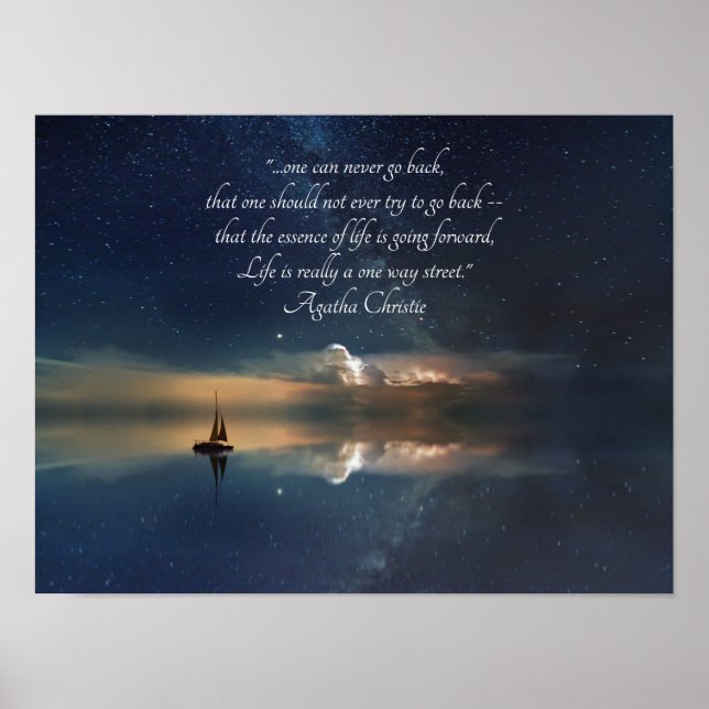 One Can Never Go Back Poster (Front)