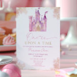 One-ce Upon A Time Princess 1st Birthday Party Invitation<br><div class="desc">This is a One-ce Upon A Time Princess Royal Castle 1st Birthday Party Invitation!</div>