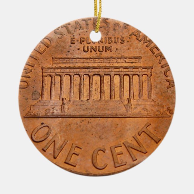 one cent christmas ornament (Front)