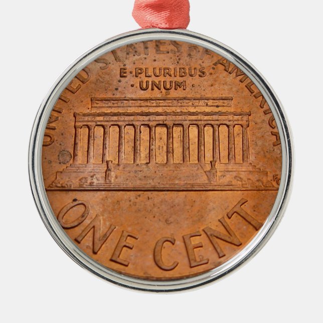 one cent christmas ornament (Front)