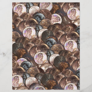 One Cent Penny Spread Background