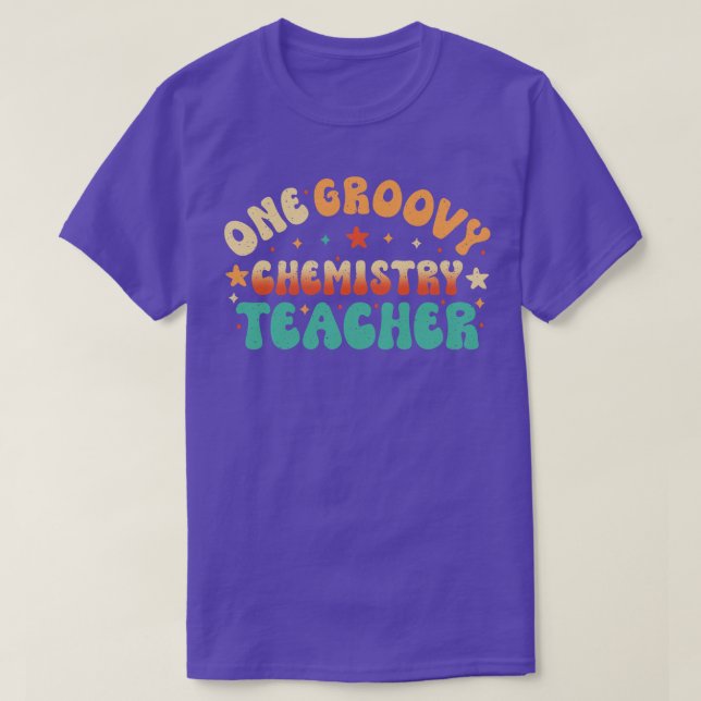 One Chemistry Teacher T-Shirt (Design Front)