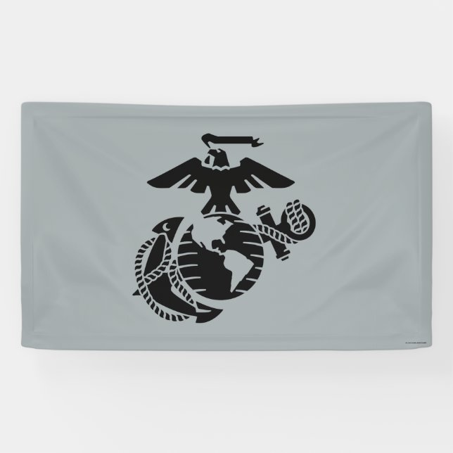 One-Colour EGA - Black Banner (Horizontal)