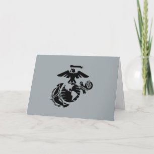 One-Colour EGA - Black Note Card
