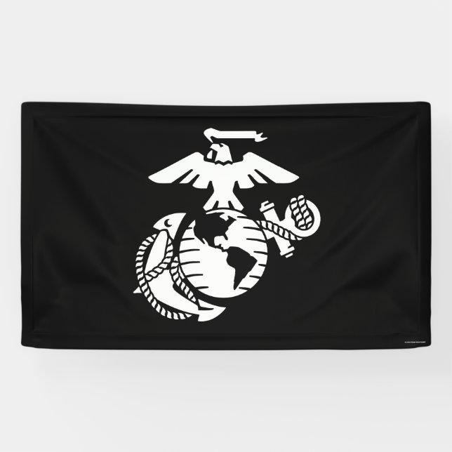 One-Colour EGA - White Banner (Horizontal)