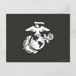 One-Colour EGA - White Postcard