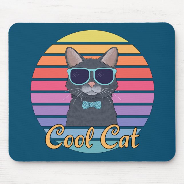 One Cool Cat Mouse Mat (Front)