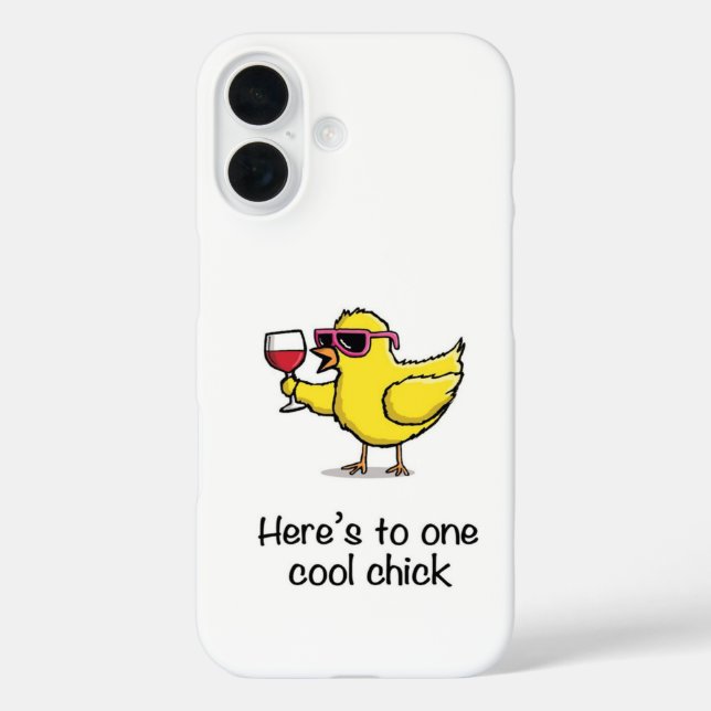 One Cool Chick Case-Mate iPhone Case (Back)