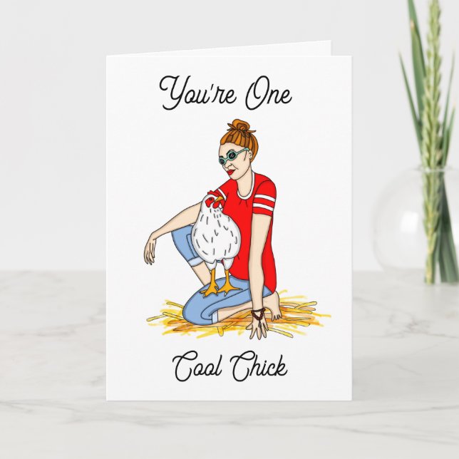 One Cool Chick | Friendship Card (Front)